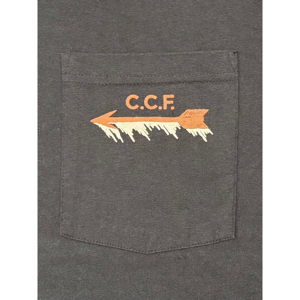 Filson Long Sleeve Pioneer Graphic T-Shirt - Black/Polar Bear - L - Made in USA - Picture 4 of 8